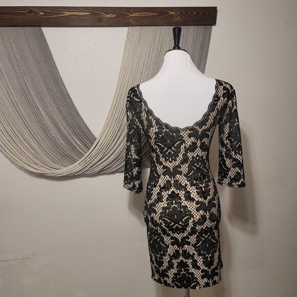 Intimately Free People Velvet Detail Dress Sz S - Picture 3 of 4